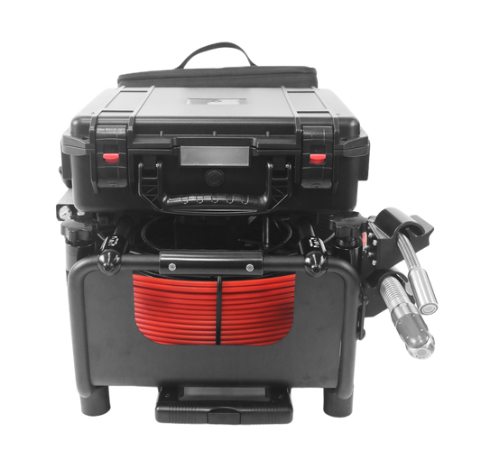 X3MS-200DUAL 360°rotation head plus 1" Camera for Drains