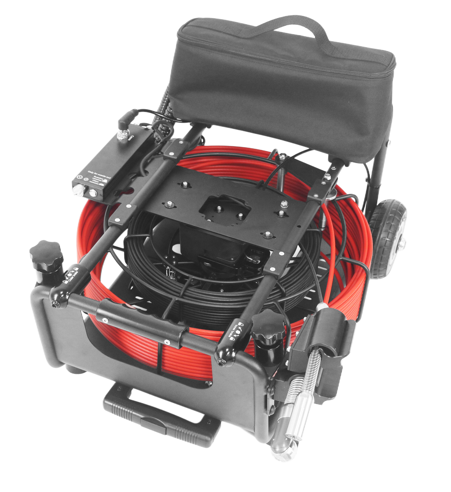 X3MS-200DUAL 360°rotation head plus 1" Camera for Drains