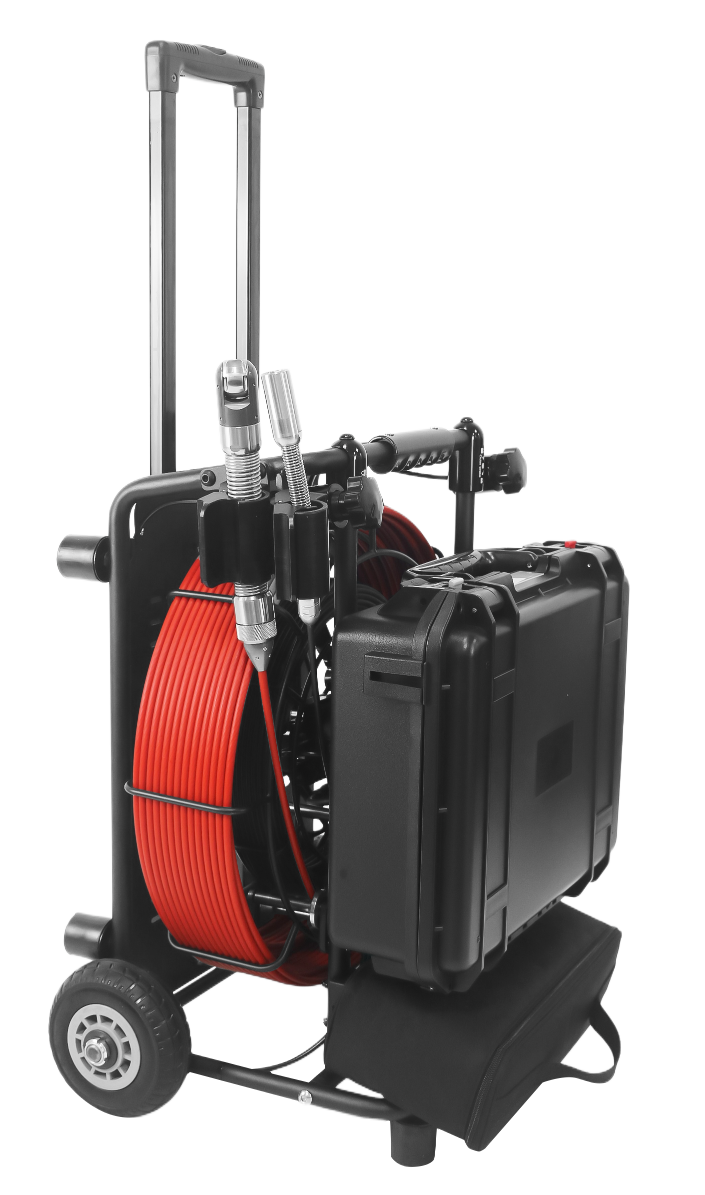 X3MS-200DUAL 360°rotation head plus 1" Camera for Drains