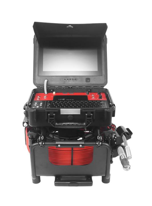 X3MS-200DUAL 360°rotation head plus 1" Camera for Drains